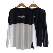 2021 Autumn Factory OEM custom mens cotton Printing long sleeve t shirt round neck sweatshirt